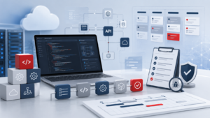 Entwicklerkapazitäten für IT-Projekte mit Code, API, Cloud-Architektur und Qualitätssicherung